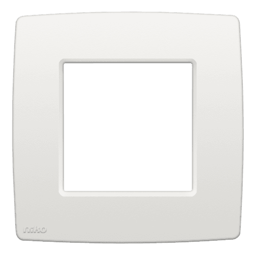 Plaque de recouvrement simple, couleur Niko Original white vue 1