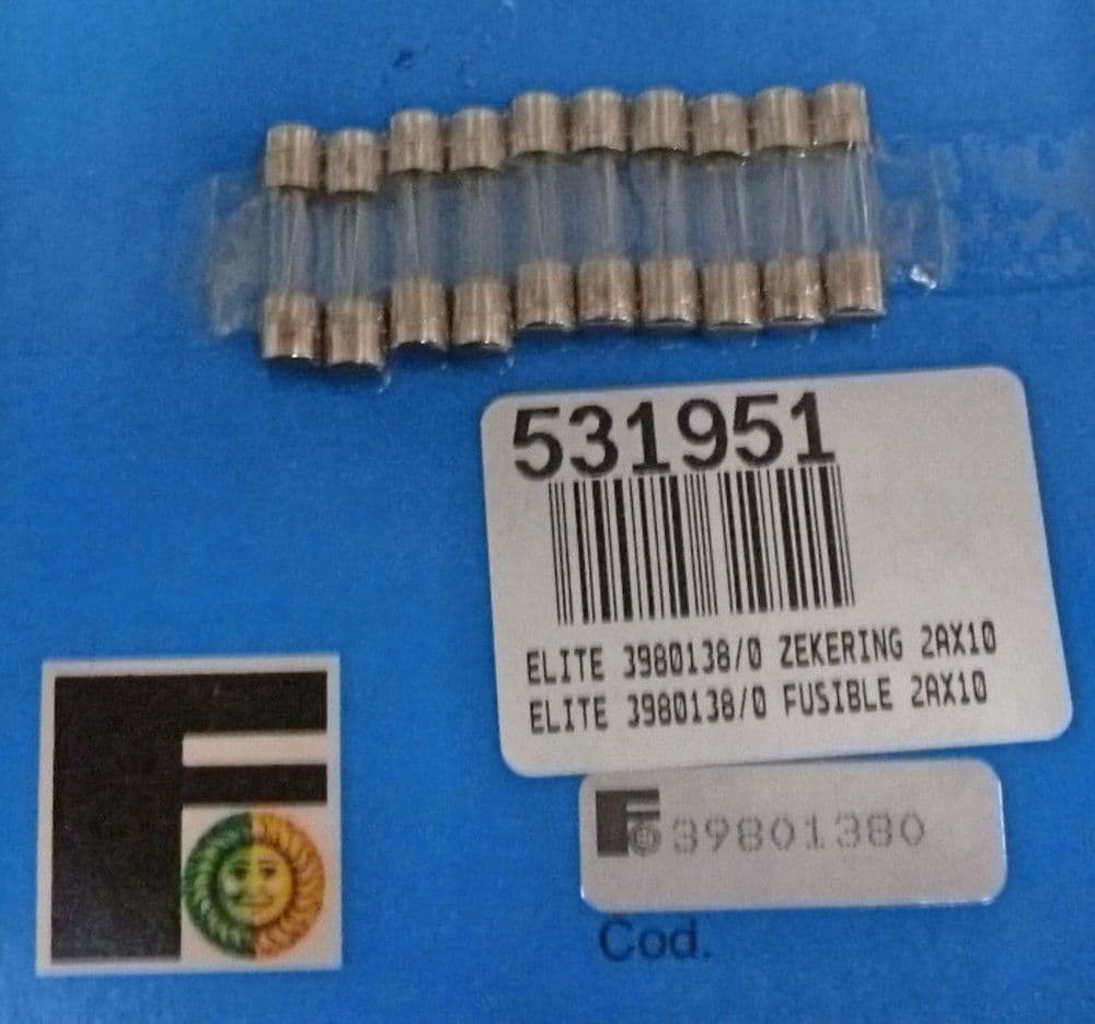 FER EL.3980138/0 FUSIBLE 2AX10 vue 1