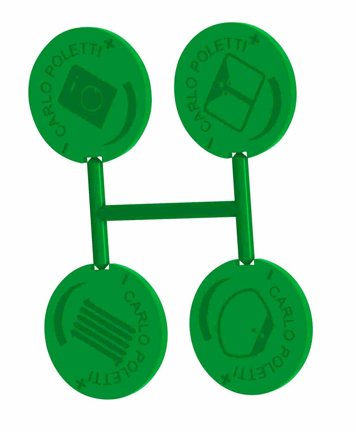 INDICATEUR L'EAU DE PLUIE VERT (4 PCS.) UNI.COLLECTOR vue 1