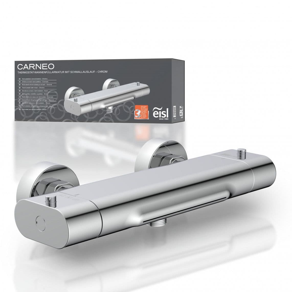 1330090 CARNEO Mitigeur bain/douche, avec bec cascade, chromé vue 1