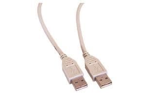 Câble - fiche Usb A mâle - fiche Usb A mâle - 1,8m vue 1