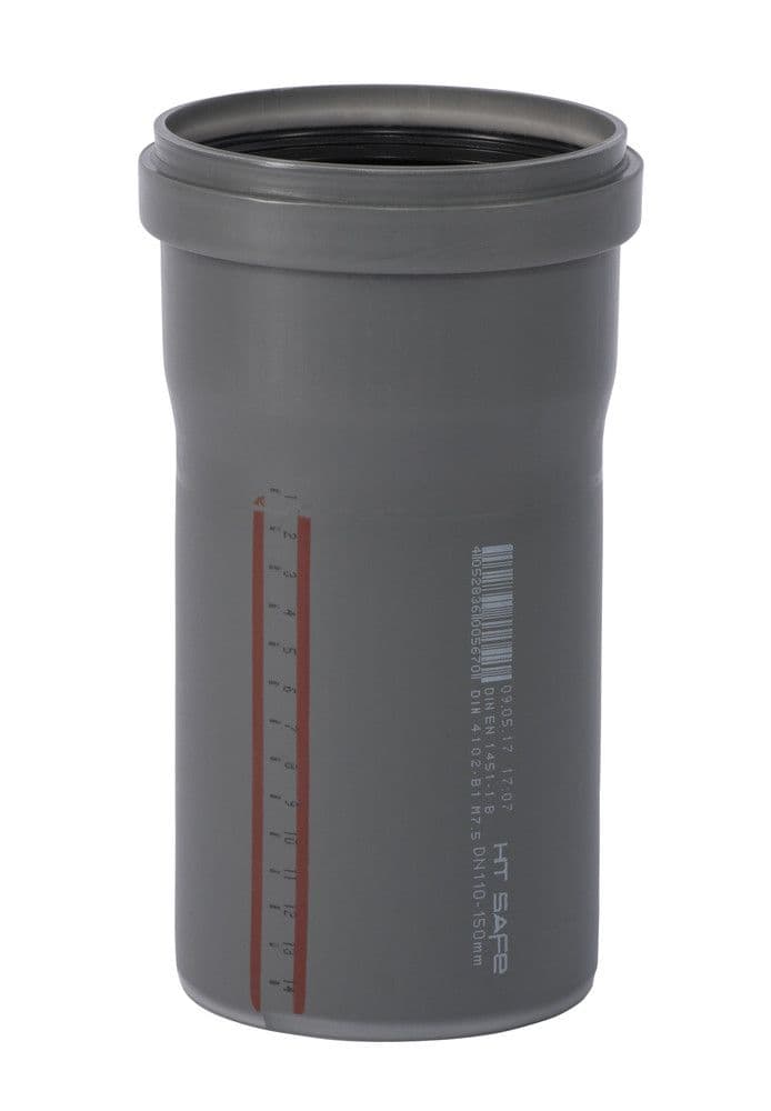 Ostendorf Kunststoffe HT-Safe EM tube d'évacuation D110 L 0,15M vue 1