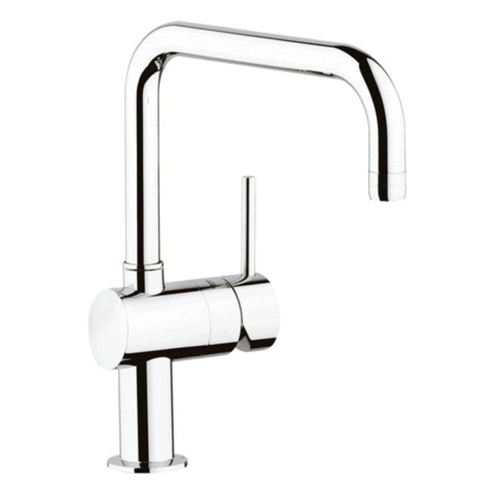 Grohe Minta mitigeur évier monotrou bec U bec mobile chromé vue 1