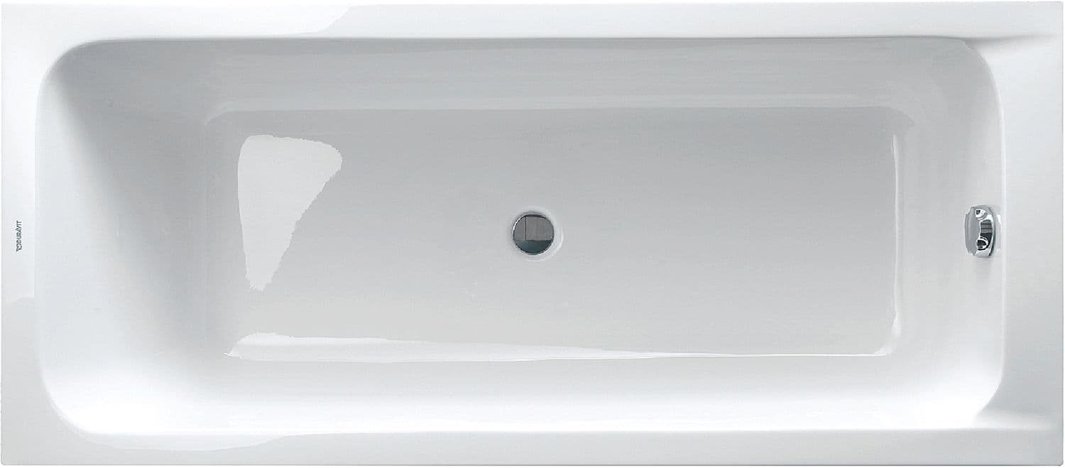 BAIN D-CODE DURAVIT SANS PIEDS 170-75CM BLANC CENTRE vue 1