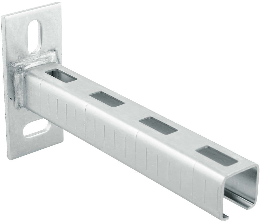 CONSOLE DE RAIL GALVA 30x30x300mm  WM2 vue 1