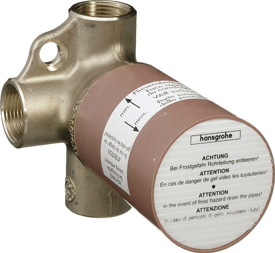 ROBINET INVERSEUR A ENCASTRER 3 VOIES TRIO-STOP HG/AXOR vue 1
