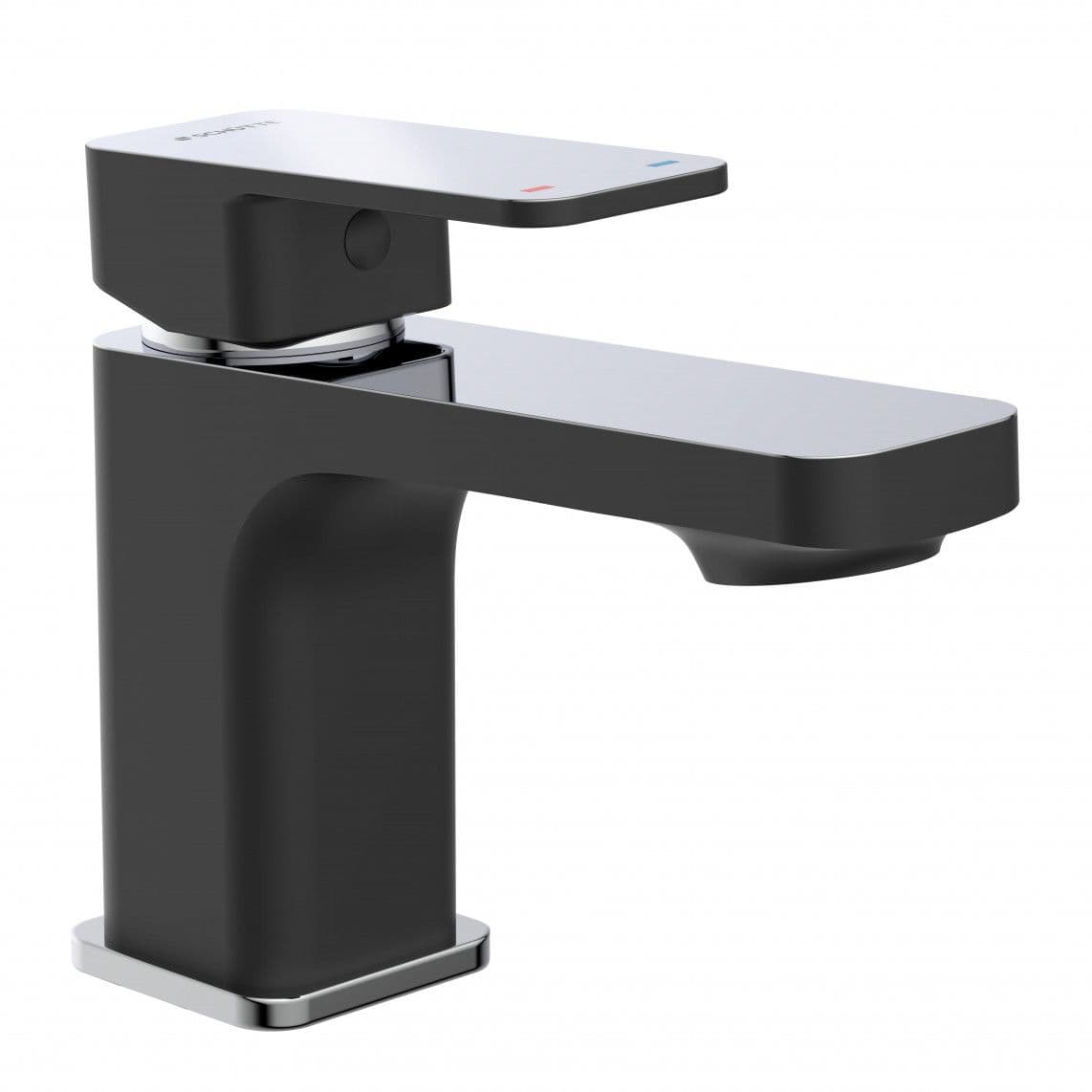 43106 MADAGASKAR Mitigeur lavabo, noir/chromé vue 1