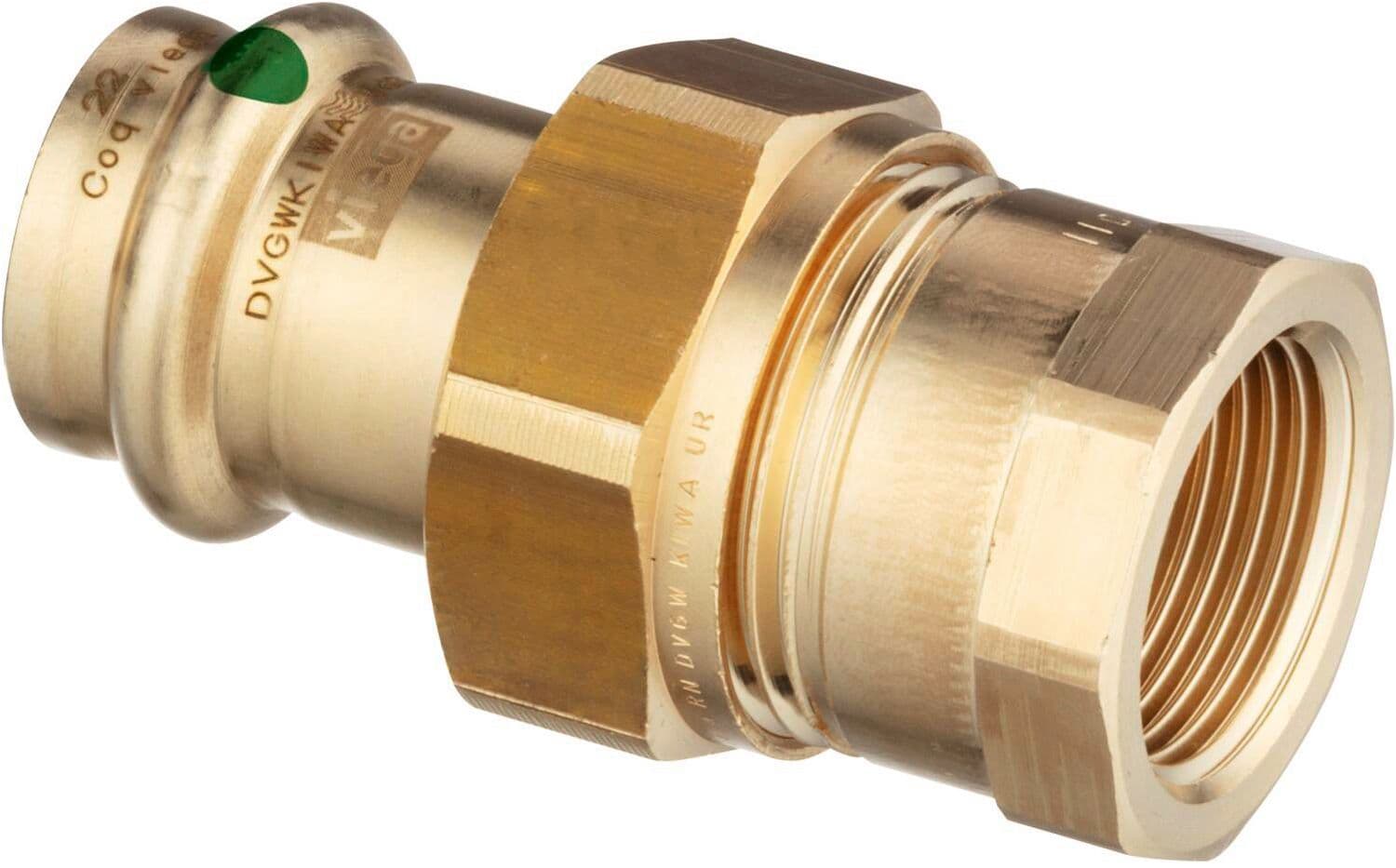RACCORD UNION 22MM 3/4"F PROFIPRESS VIEG vue 1