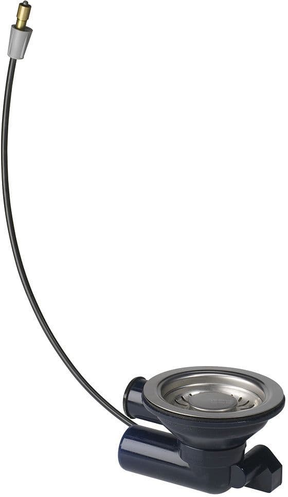 CREPINE + TROP-PLEIN + CABLE 65CM FRANKE 3"1/2 NOUVEAU VIEUX vue 1