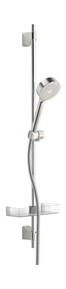 Hansa Hansabasicjet set de douche barre 92cm douchette 1 jet flexible 175cm vue 1