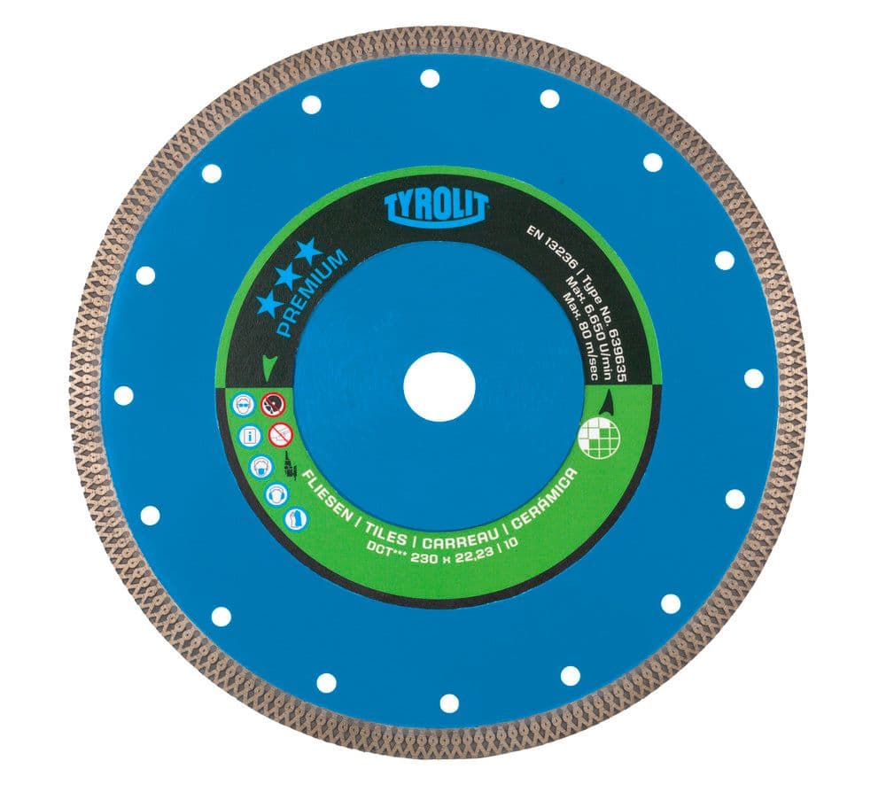 Tyrolit Premium disque diamantée pour tuiles D125 vue 1