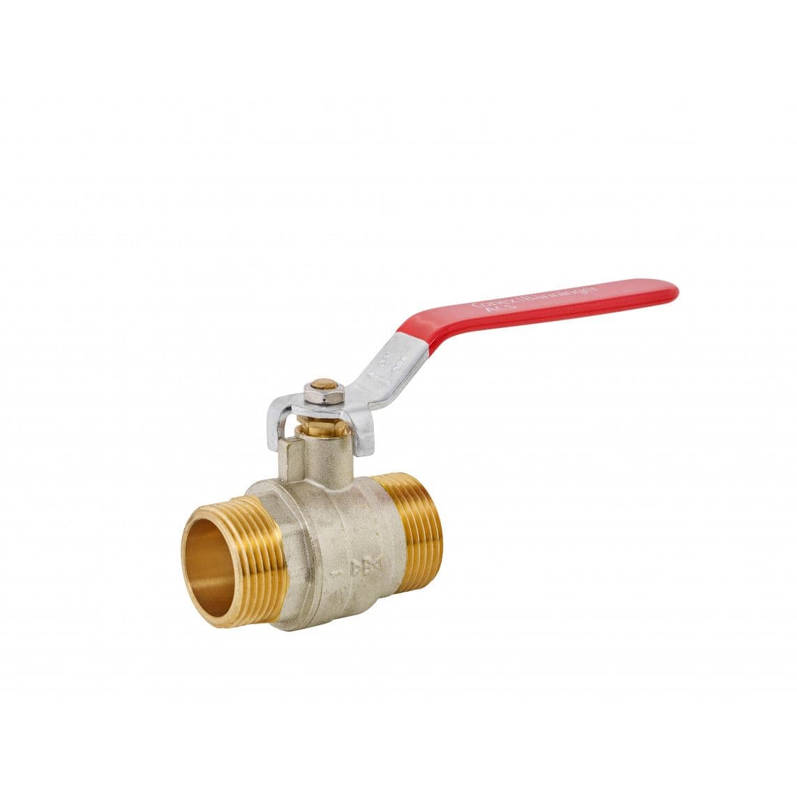 988597813 Robinet à sphère, nickelé, 1" M x 1" M vue 1