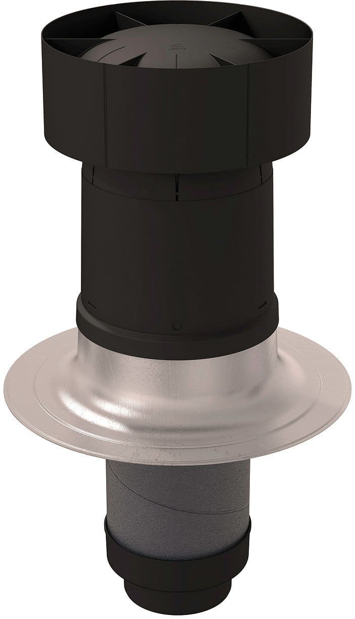 PASSAGE DE TOIT ISOLE POUR D-VENTILATION 200/180 TOIT PLAT VENTUS UBBINK vue 1