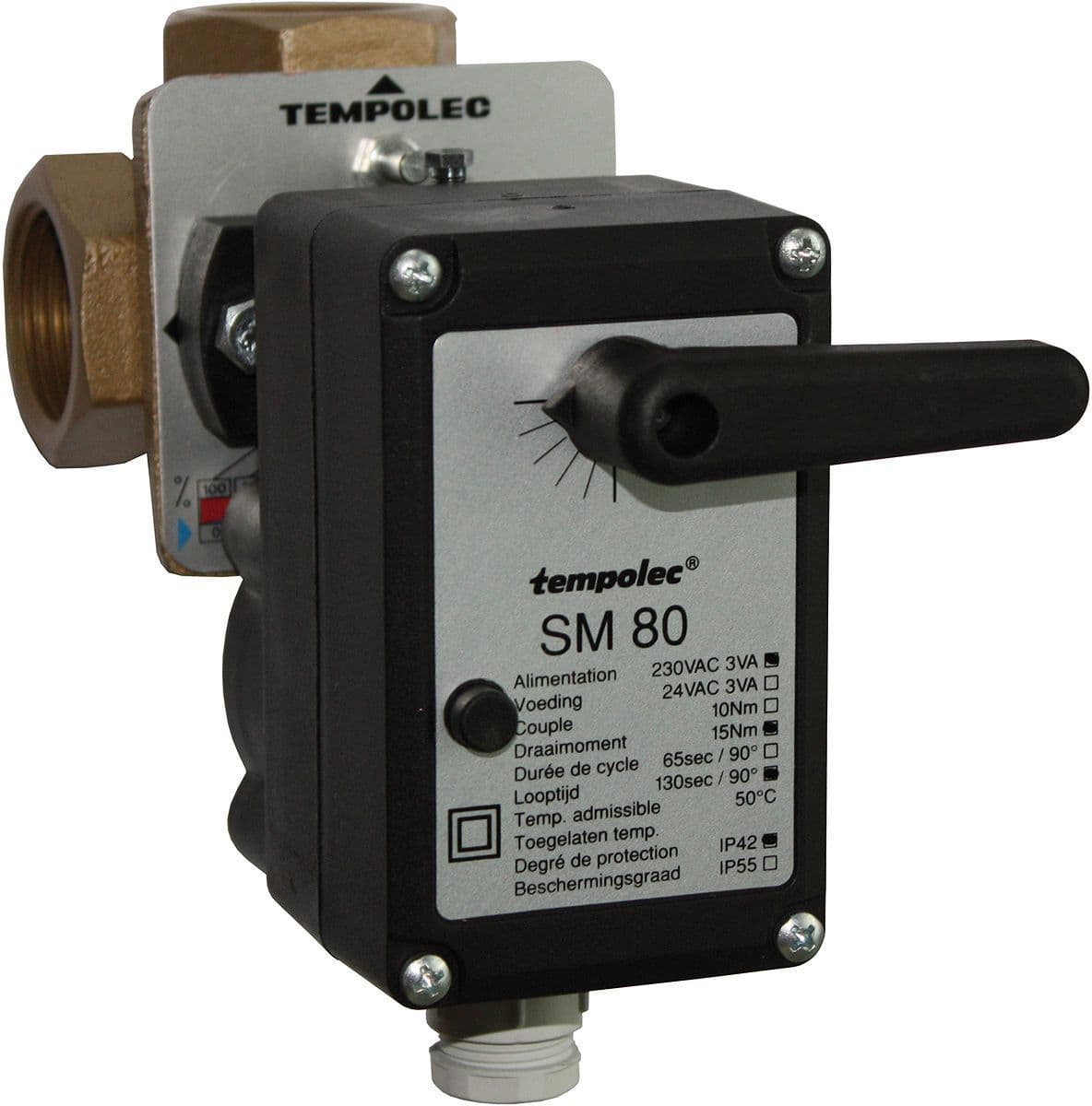 SERVOMOT.TEMPOLEC SM80 JUSQUE VANNE 4/4" vue 1