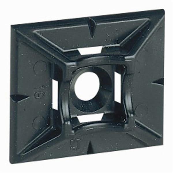 Embase adhésive Noire colliers colring largeur 4,6mm vue 1
