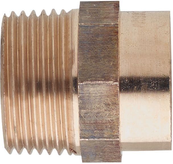 RACCORD A SOUDER LAITON 3/8"M-15MM vue 1