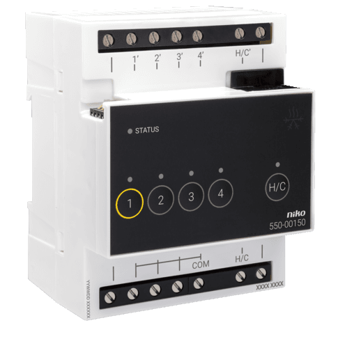 Module de chauffage ou de climatisation pour Niko Home Control vue 1