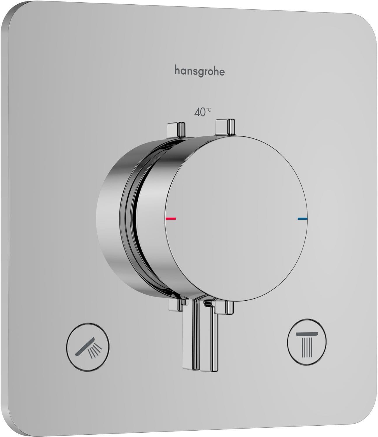SET DE FINITION THERMOSTAT+2 ROBINET ECOSTAT COMFORT Q CHROME vue 1