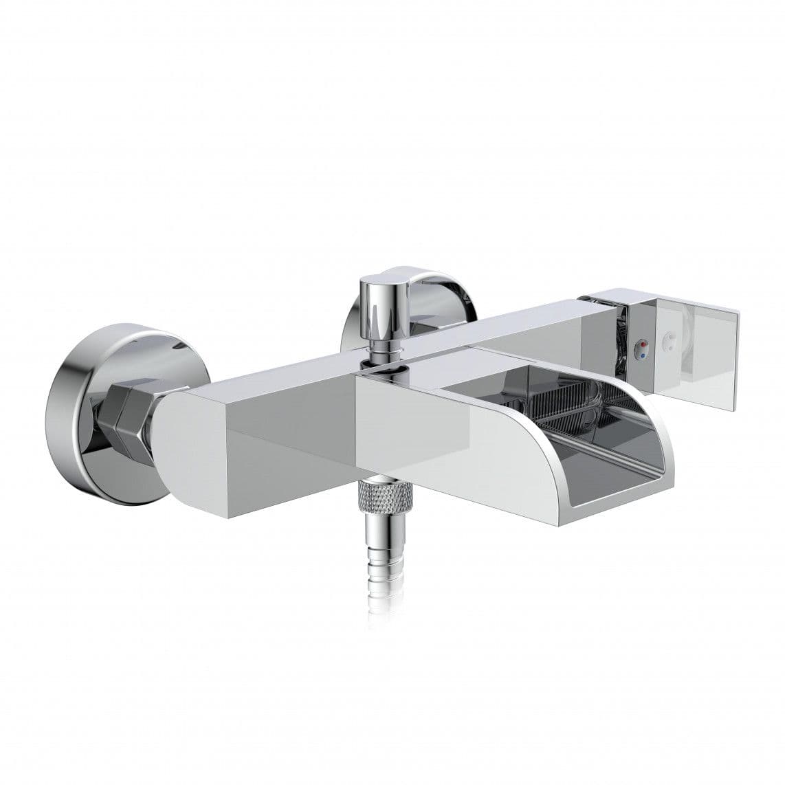 36130 IDROVIA Mitigeur bain/douche, avec bec cascade, chromé vue 1