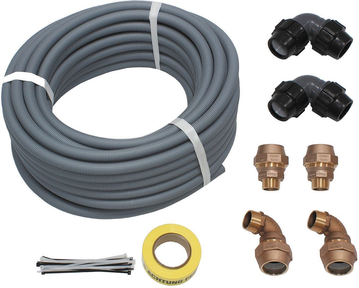KIT DE CONNEXION POUR PAC VWL S 6/8/10KW 50MM (DN40) VAILLANT (DE 10M A MAX.30M ALLER) vue 1