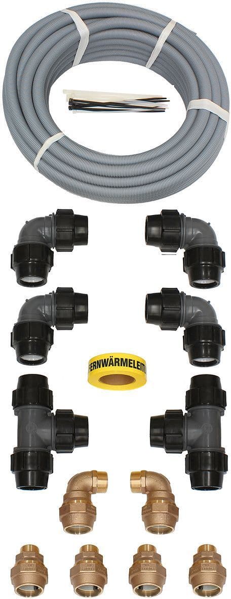 KIT DE CONNEXION POUR PAC VWL S 14/17KW 50MM (DN40) VAILLANT (DE 10M A MAX.30M ALLER) vue 1