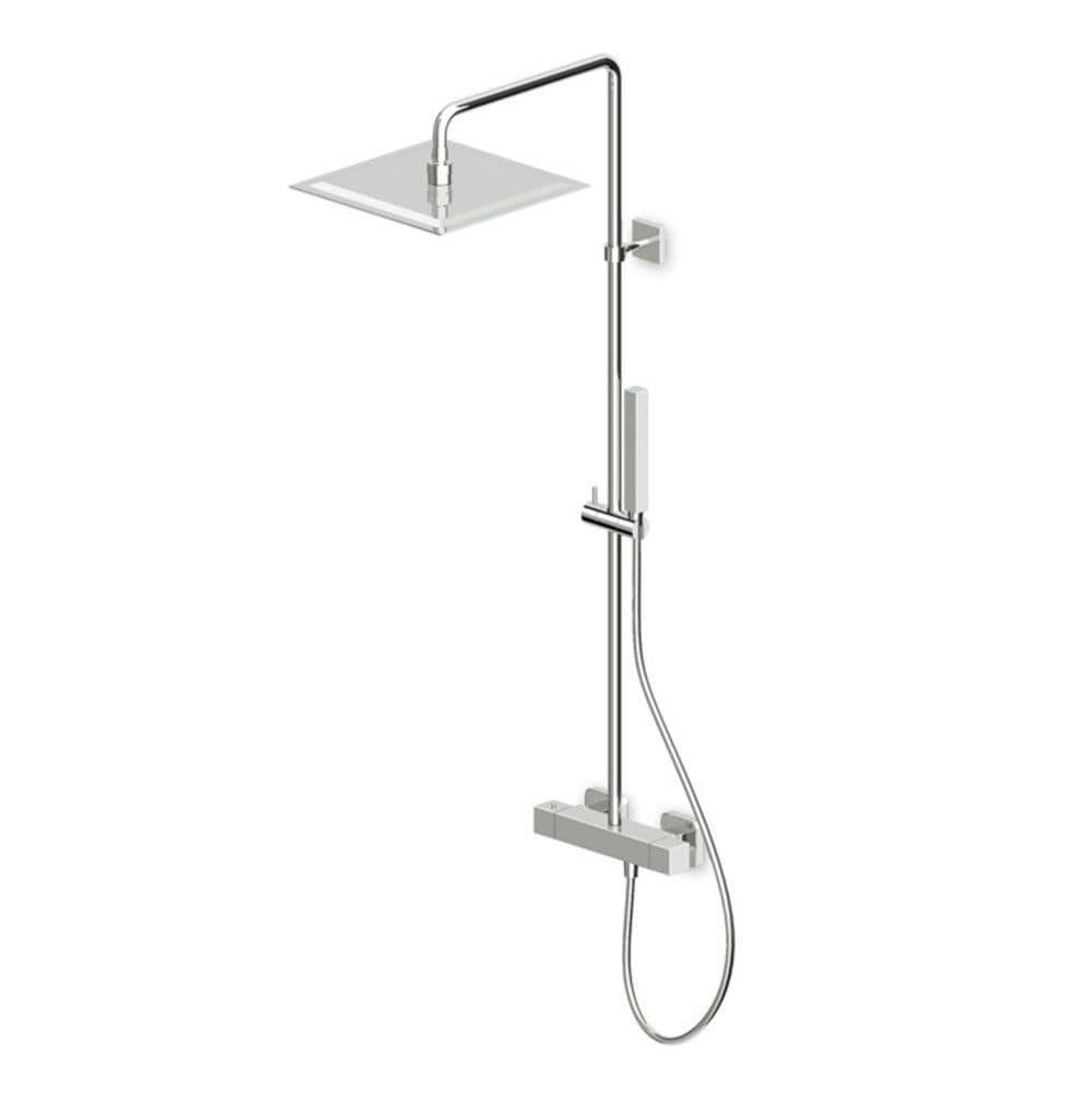 Zucchetti docce colonne de douche thermostatique carré 300x300mm vue 1