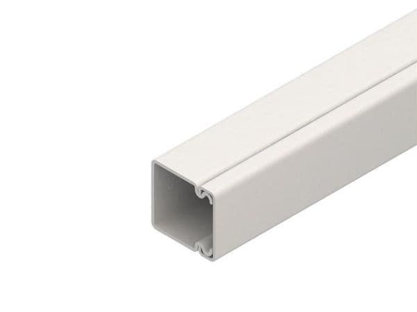 Goulotte hauteur 30 largeur 30mm longueur = 2m Blanc cassé vue 1