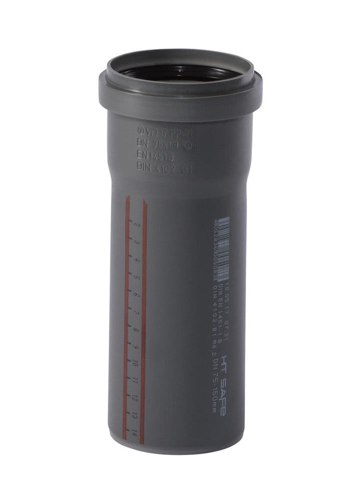 Ostendorf Kunststoffe HT-Safe EM tube d'évacuation D75 L 2M vue 1