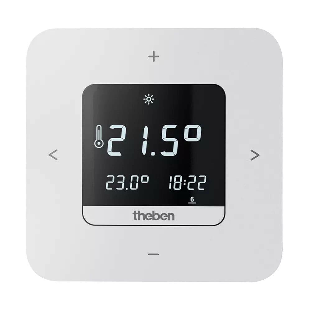 Theben RAM 811 top3 thermostat programmable digital - blanc vue 1