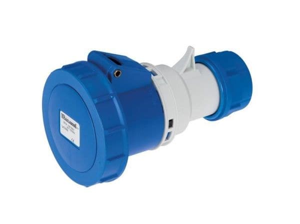 Fiche femelle CEE 63A 240V 3 pôles + T IP67 vue 1
