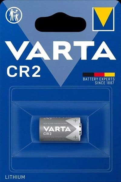 Pile lithium 3V 920mAh hauteur 27mm diamètre 15.6mm vue 1