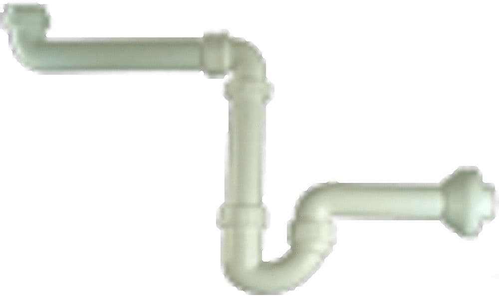 Van Marcke Pro siphon pour lavabo à encastrer 5/4" x 32 mm gain de place PP blanc vue 1