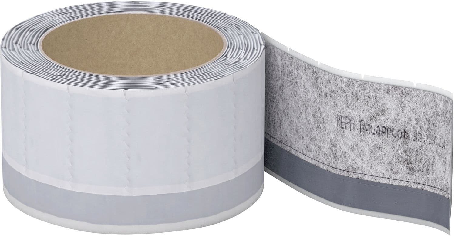 BANDE D'ETANCHEITE AQUAPROOF MEPA POUR DOUCHE+BAIN 4 METRE vue 1