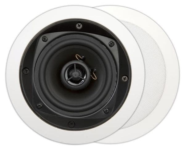 Mdc401, basic, haut-parleur encastrable 2 voies, rond, 60W, Blanc (2 pièces) vue 1