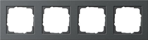 Cadre de finition Gira E2 Anthracite vue 1