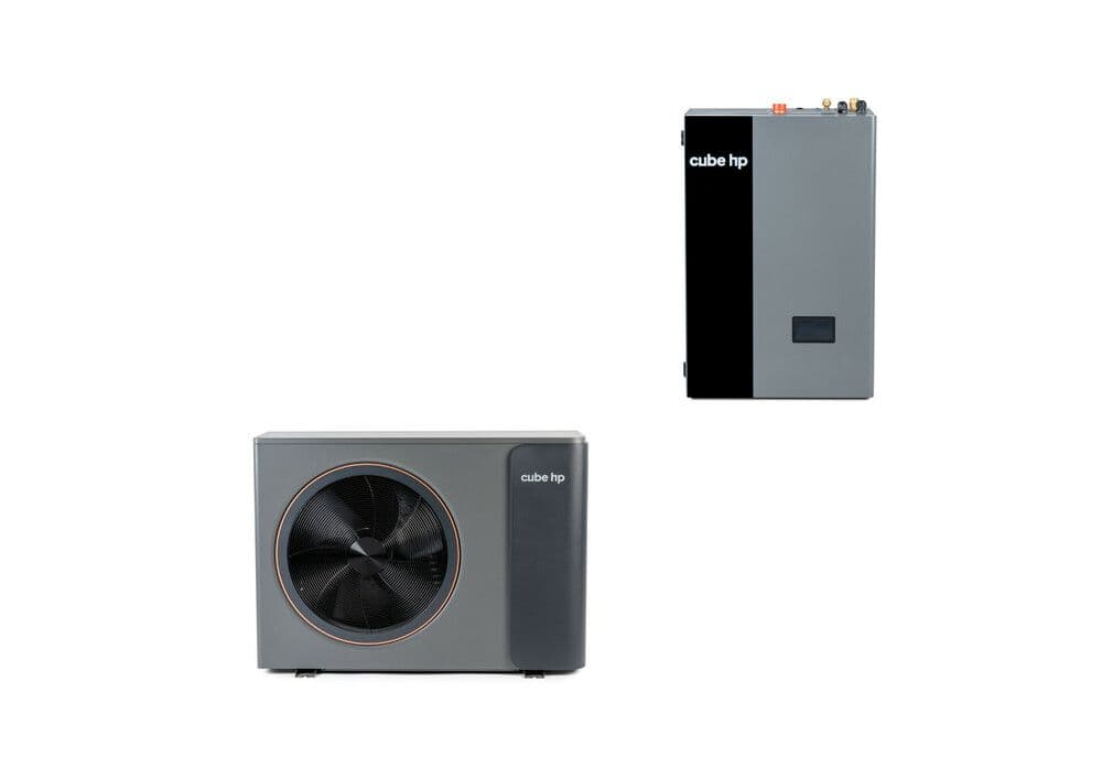 Cube HP Solo S 15 pompe à chaleur air/eau "split" 15,5 kW tri vue 1