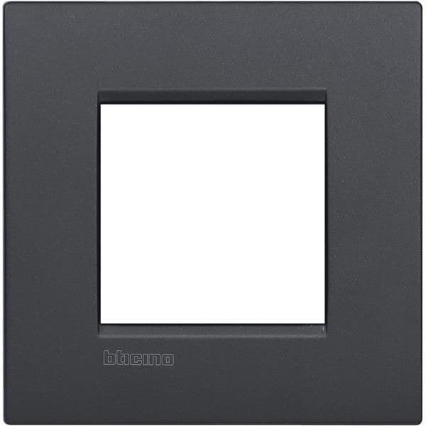 LivingLight - plaque air 2 modules Anthracite vue 1