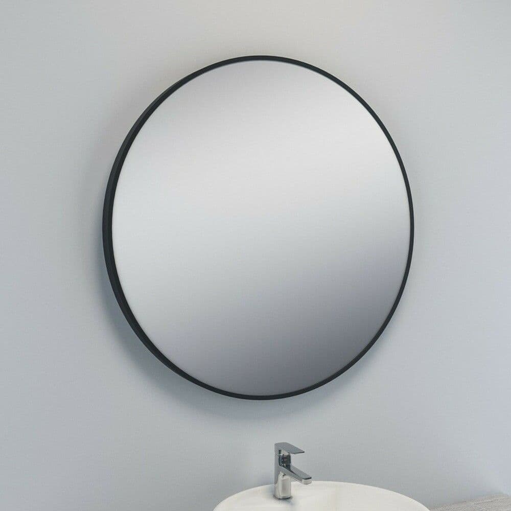 Van Marcke Circolare miroir rond D60 cadre noir vue 1