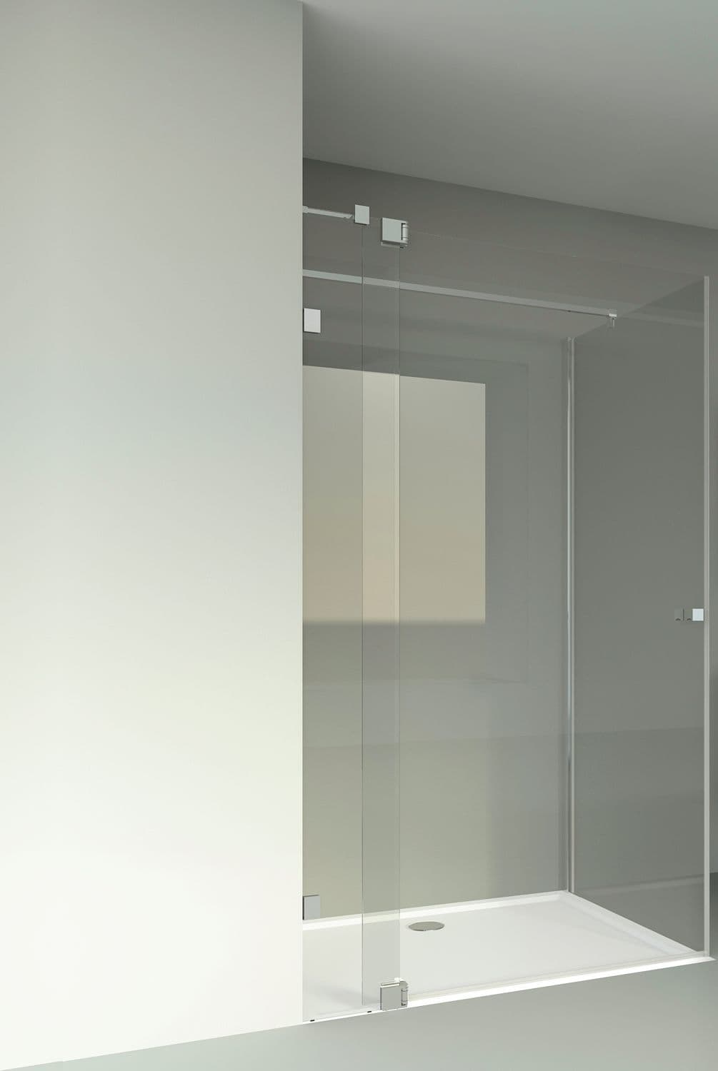 PASPARTOE PORTE PIVOTANTE + PAROI H200 120-90 vue 1