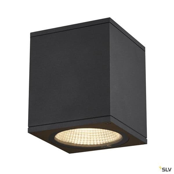 Enola square M, plafonnier apparent Led outdoor, Anthracite vue 1