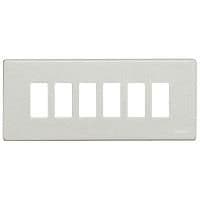 Plaque recouvrement Magic 6 modules - Ivoire vue 1