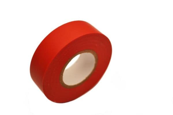 Ruban isolant 0.15mm x 19mm x 20m Rouge vue 1