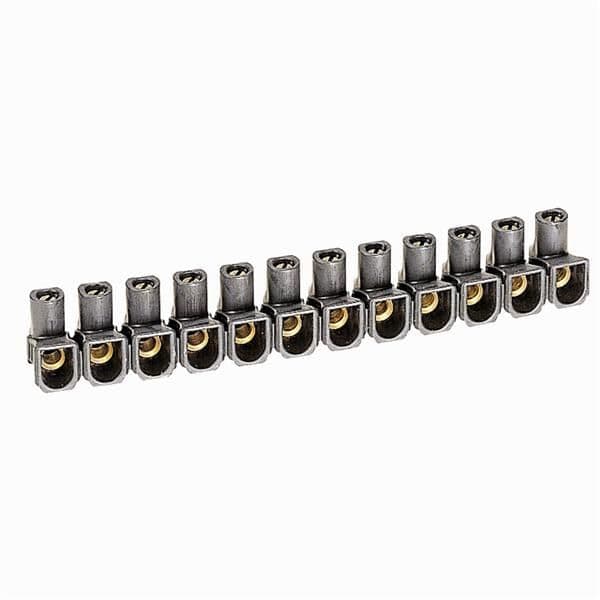 Barrette Hypo - capacité 10mm² 32A maximum - Noir - 149 x 21 x 22mm vue 1