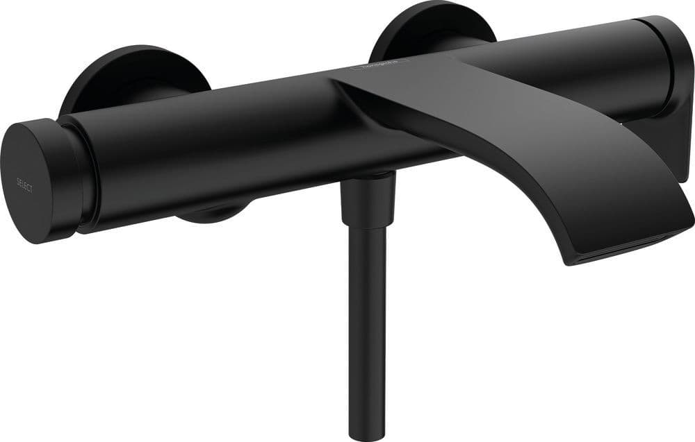 Hansgrohe Vivenis mitigeur bain/douche monolevier apparent noir mat vue 1