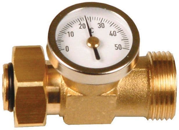 THERMOMETRE POUR RETOUR AVEC CONNEXION EUROCÔNE CHAUFFAGE SOL HENCO vue 1