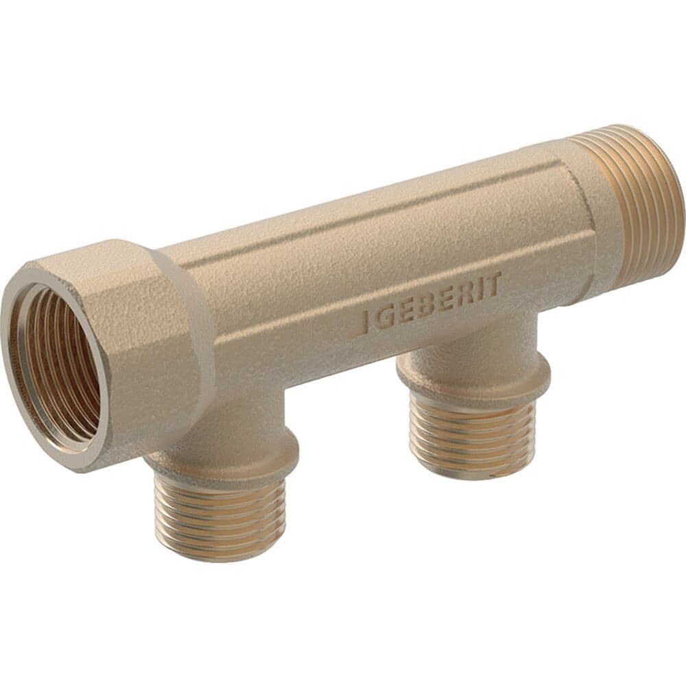 Geberit FlowFit collecteur 3/4MF 2 sorties pour Masterfix 1/2MF vue 1