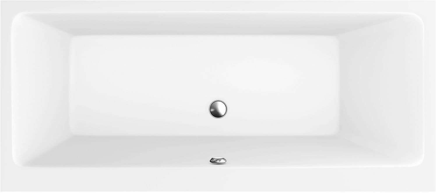 BAIN ACRYL SUBWAY V<(>&<)>B SANS PIEDS 180-80CM BLANC vue 1