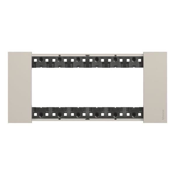 LNow plaque 6 modules Sable pour support référence K4706 vue 1