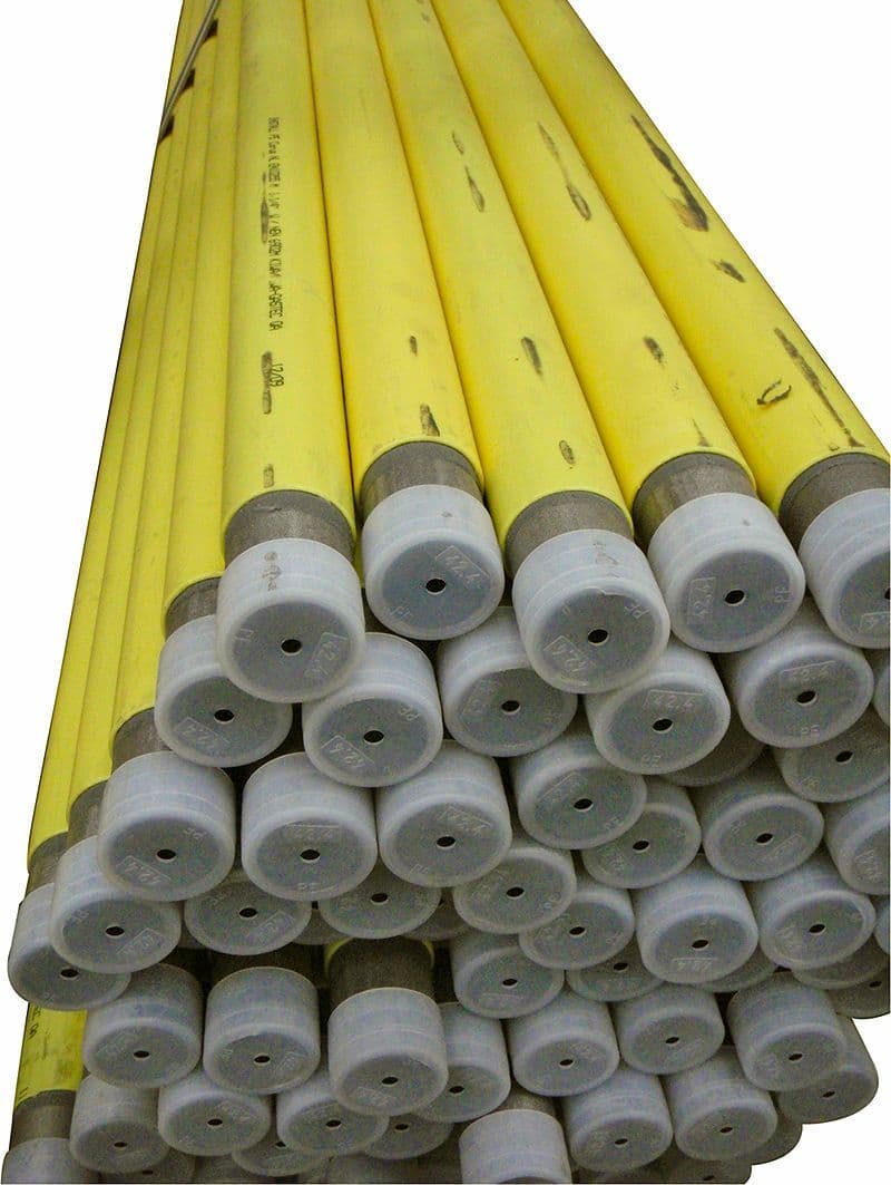 TUBE P.GAZ ACIER ISOFORTE EN10255H PE JAUNE POUR FILLET 3/4"-DN20 26,9MM-3,2MM LONGUEUR 6M vue 1