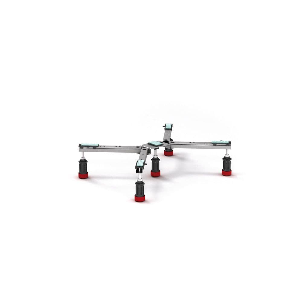 Mepa BW-5 Maxi jeu de pieds receveur de douche alu réglable 5 points d'appui vue 1